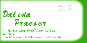 dalida pracser business card